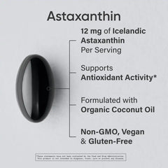 Astaxanthin 12mg (60 veggie softgels)