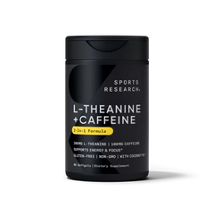 L-Theanine + Caffeine (60 softgels)