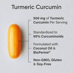 Turmeric Curcumin with Coconut Oil and Bioperine®