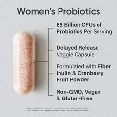 Daily Women's Probiotics 65 Billion CFU (30 veggie capsules)