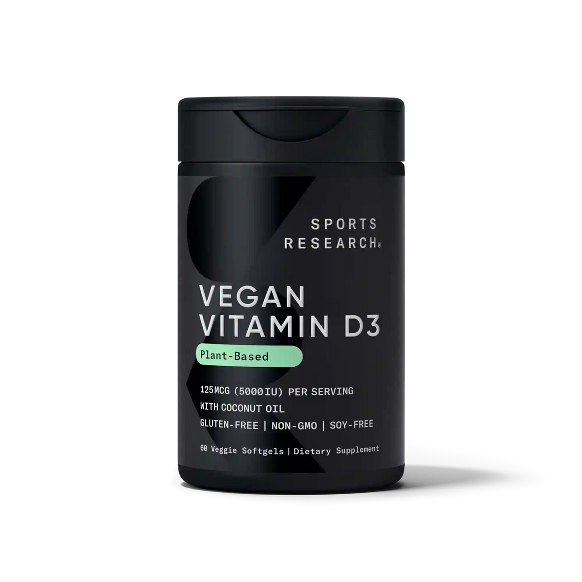 Vegan Vitamin D3 5000iu (60 veggie softgels)