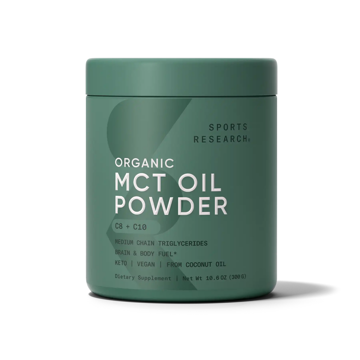MCT Oil Powder Organic Unflavored (30 servings) - 10.6oz