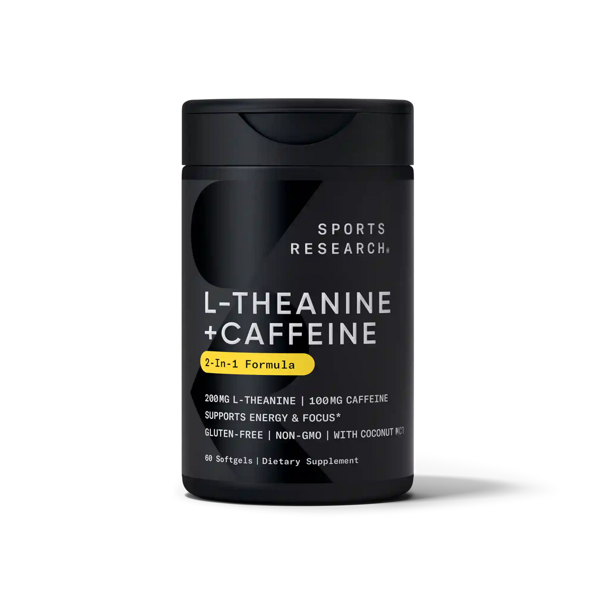 L-Theanine + Caffeine (60 softgels)