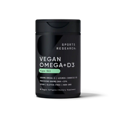 Vegan Omega-3 1400mg + Vitamin D3 5000iu (60 veggie softgels)